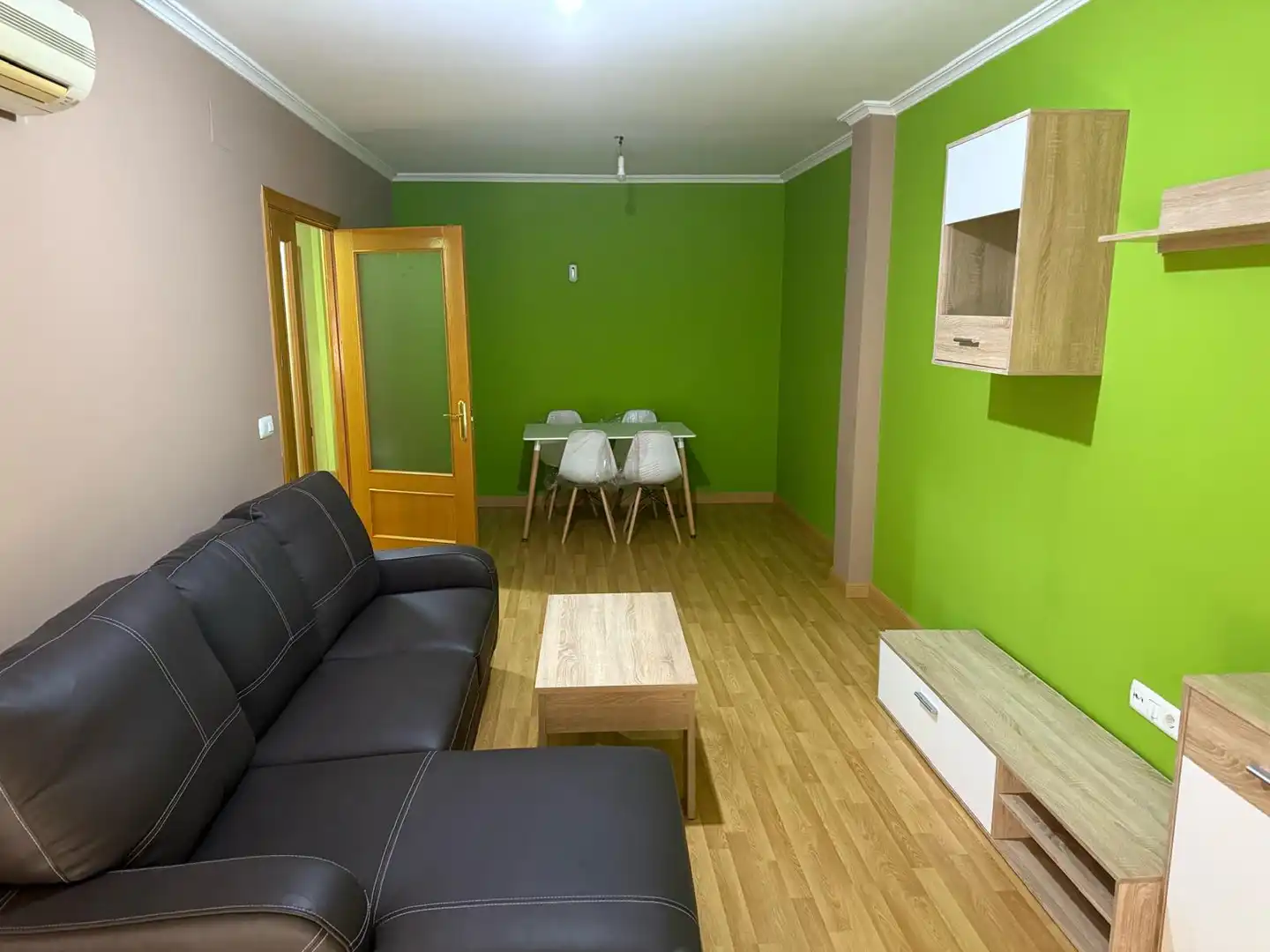 Living room of Flat for sale in Malagón  with Heating, Terrace and Furnished