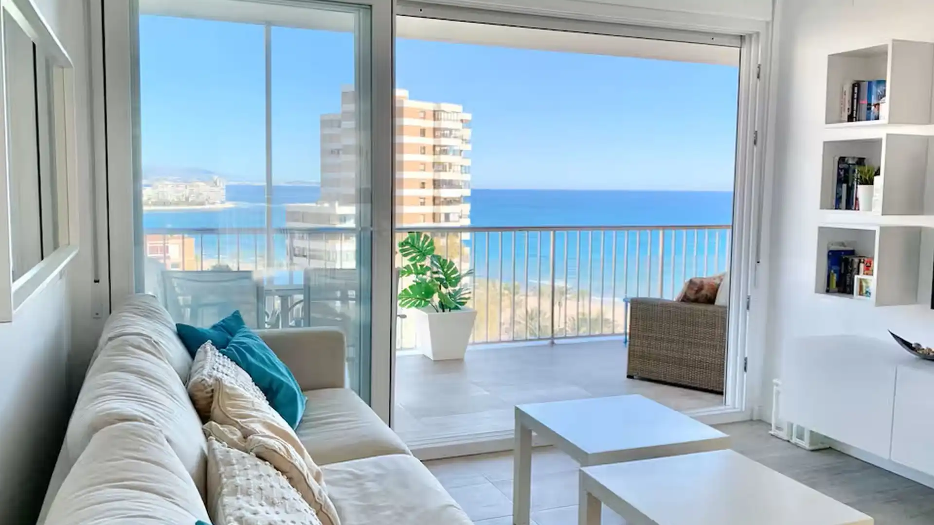 Bedroom of Apartments for rent in El Campello  with Air Conditioner, Heating and Private garden