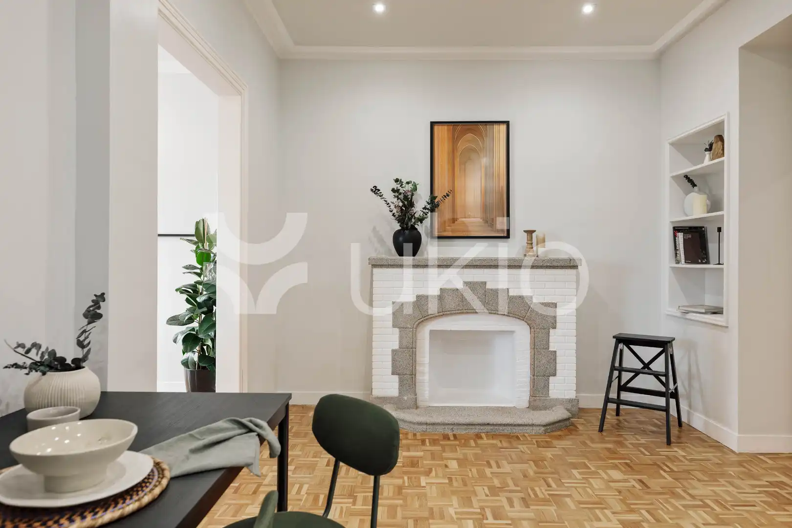 Wohnzimmer von Wohnungen zur Miete in Barcelona mit Klimaanlage, Heizung und Möbliert