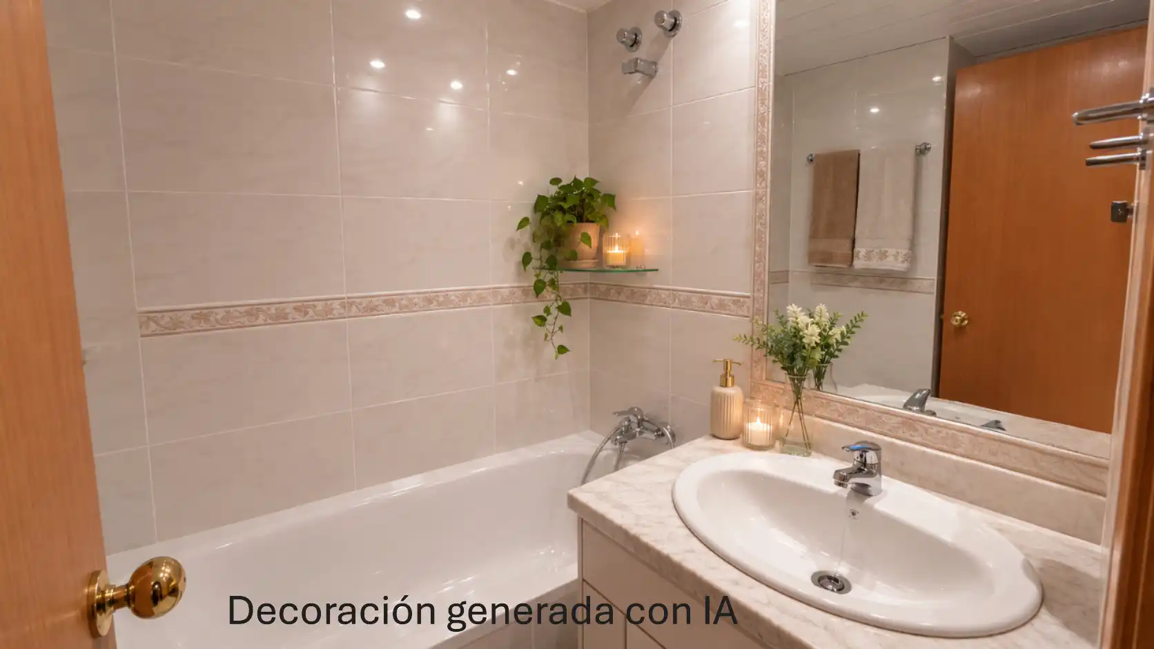 Badezimmer von Wohnung zum Verkauf in Cornellà de Llobregat mit Klimaanlage, Heizung und Möbliert