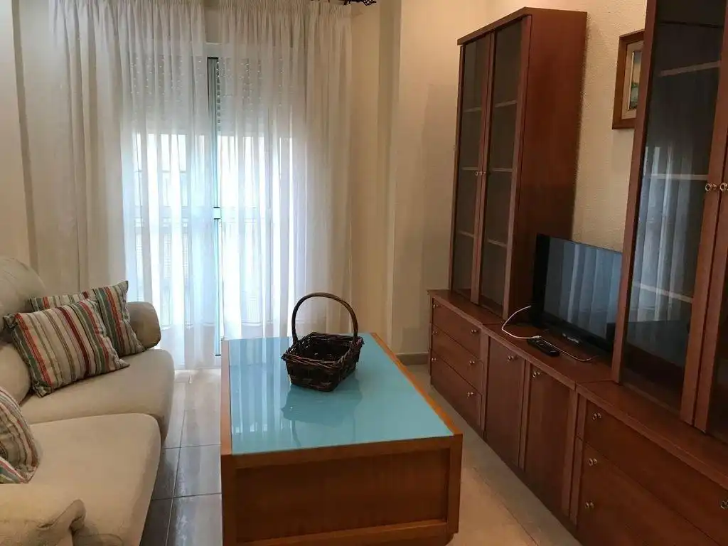 Sala de estar de Piso en venta en Chiclana de la Frontera con Amueblado