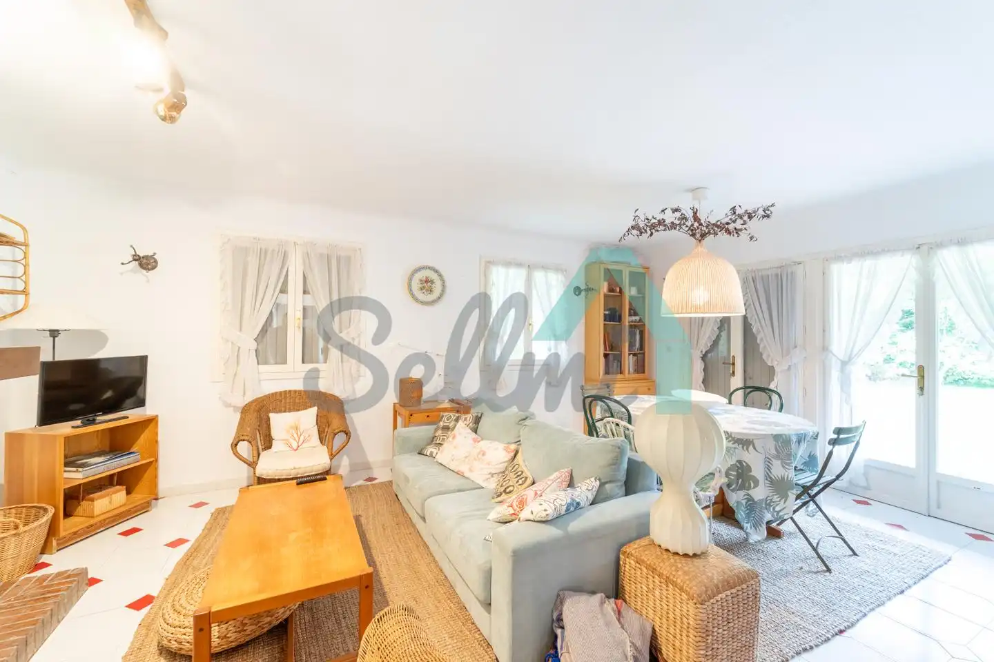 Sala de estar de Casa o chalet de alquiler en Ribadesella con Jardín privado, Parquet y Terraza