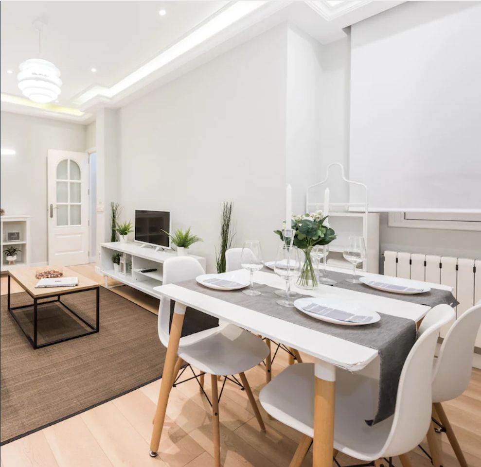 Dining room of Flat to rent in Arona  with Air Conditioner, Furnished and TV