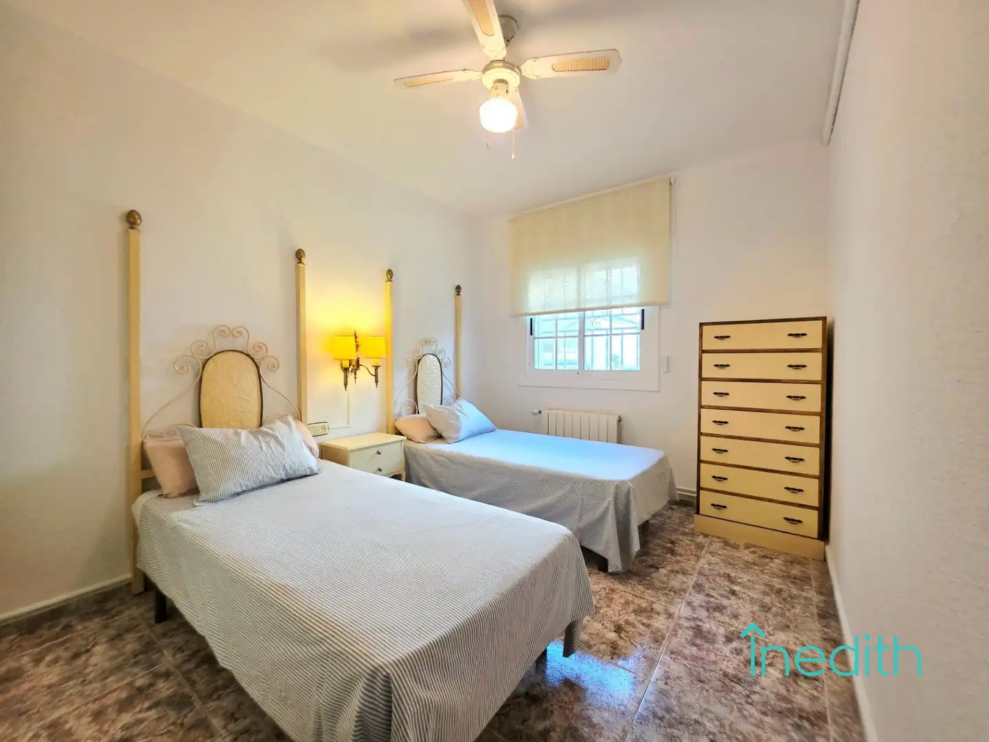 Schlafzimmer von Wohnung zum Verkauf in Cubelles mit Heizung, Privatgarten und Terrasse