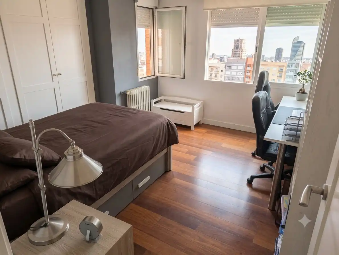Dormitori de Apartament en venda en Sagunto / Sagunt amb Aire condicionat, Calefacció i Parquet