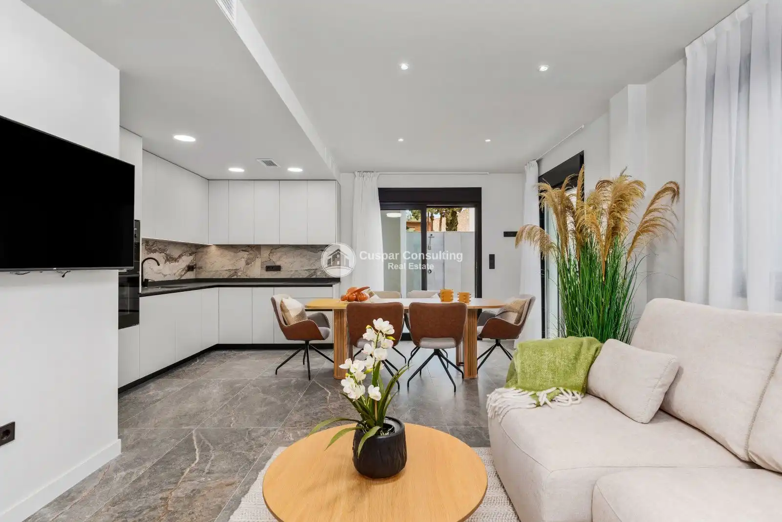 Sala de estar de Casa o chalet en venta en Pilar de la Horadada con Aire acondicionado, Terraza y Trastero