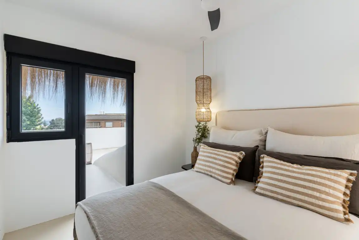Bedroom of Detached homes for sale in Torremolinos  with Air Conditioner, Terrace and Swimming Pool