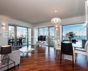 Living room of Apartment to rent in  Barcelona Capital  with Air Conditioner and Terrace