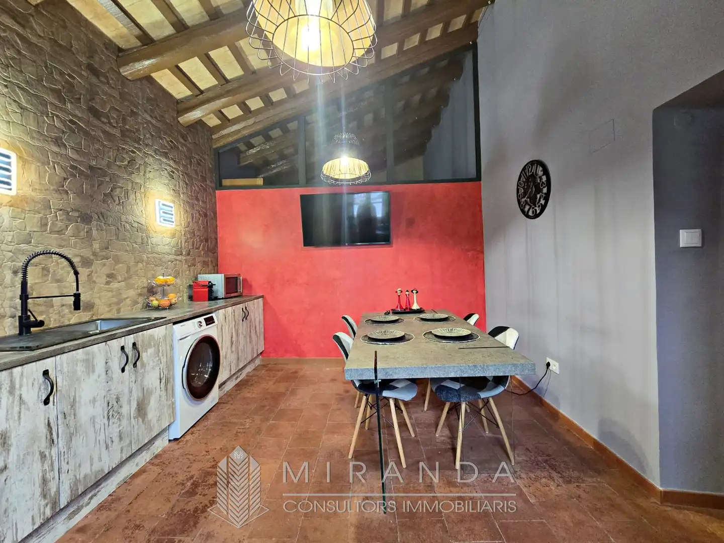 Cocina de Casa o chalet en venta en Sant Pere de Vilamajor con Aire acondicionado, Calefacción y Jardín privado
