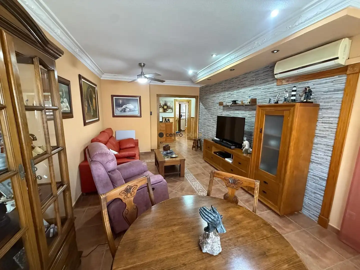 Sala de estar de Piso en venta en Petrer con Aire acondicionado, Trastero y Balcón