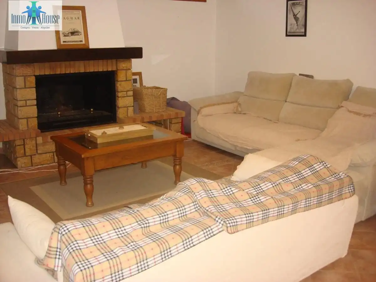 Living room of Houses for sale in Albacete  with Private garden, Terrace and Swimming Pool