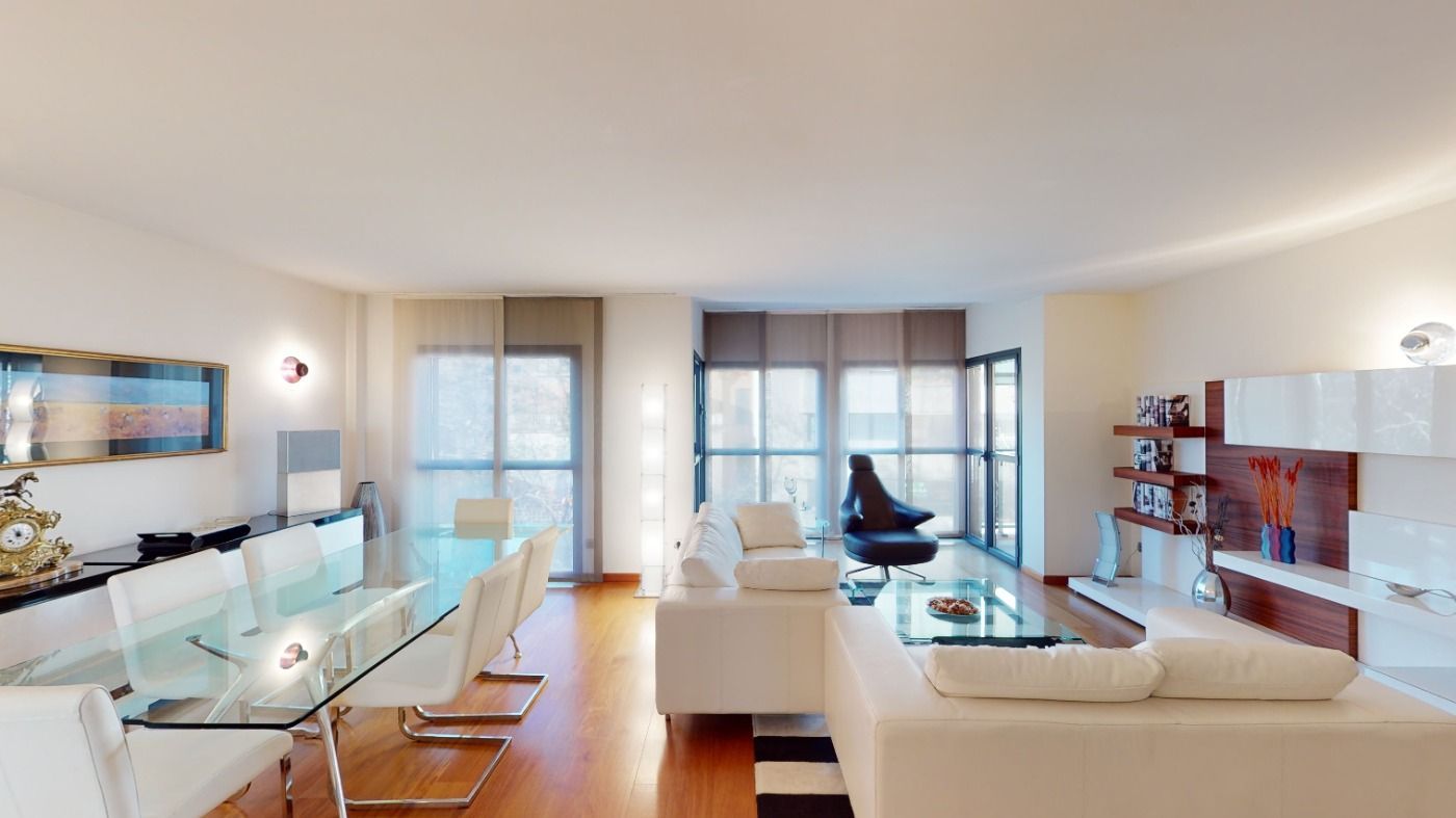 Sala d'estar de Pis en venda en  Palma de Mallorca amb Aire condicionat, Parquet i Terrassa