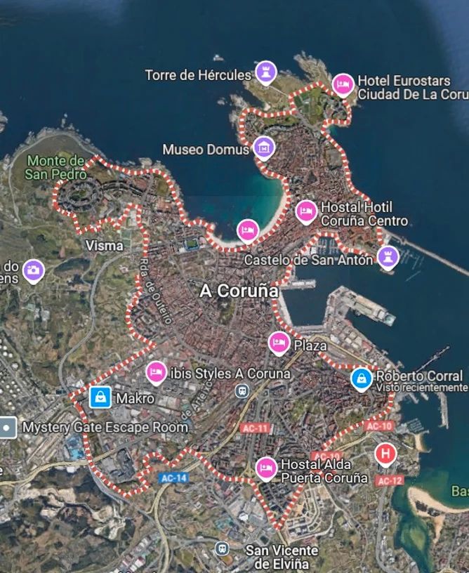 Vista exterior de Piso en venta en A Coruña Capital 