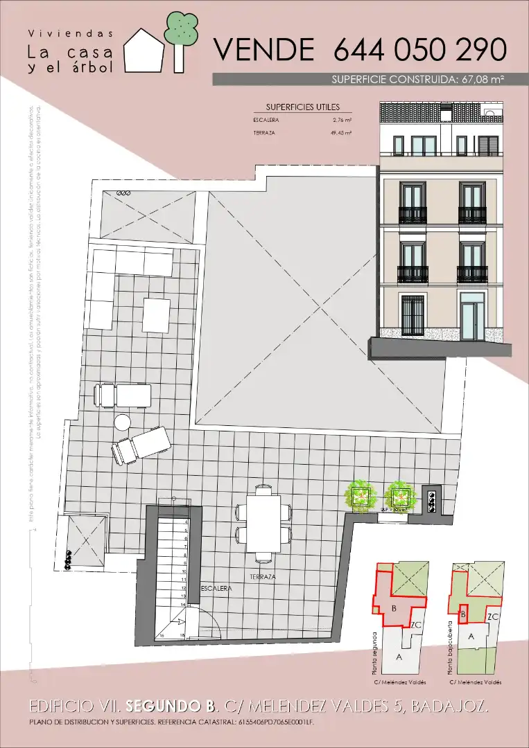 Attic for sale in Badajoz  with Terrace