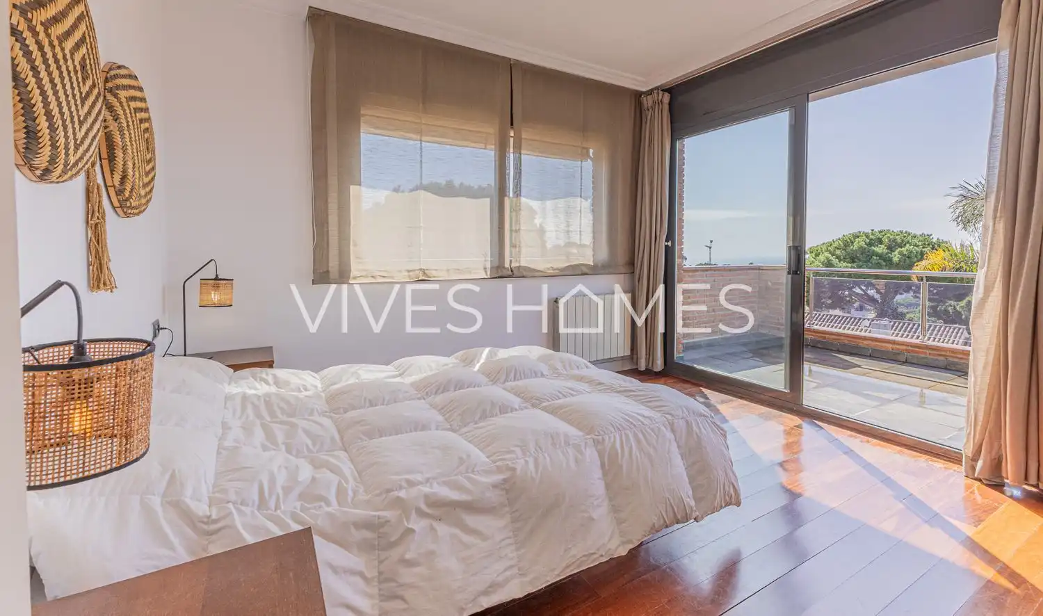 Habitación de Casa o chalet en venta en Caldes d'Estrac con Aire acondicionado, Calefacción y Jardín privado