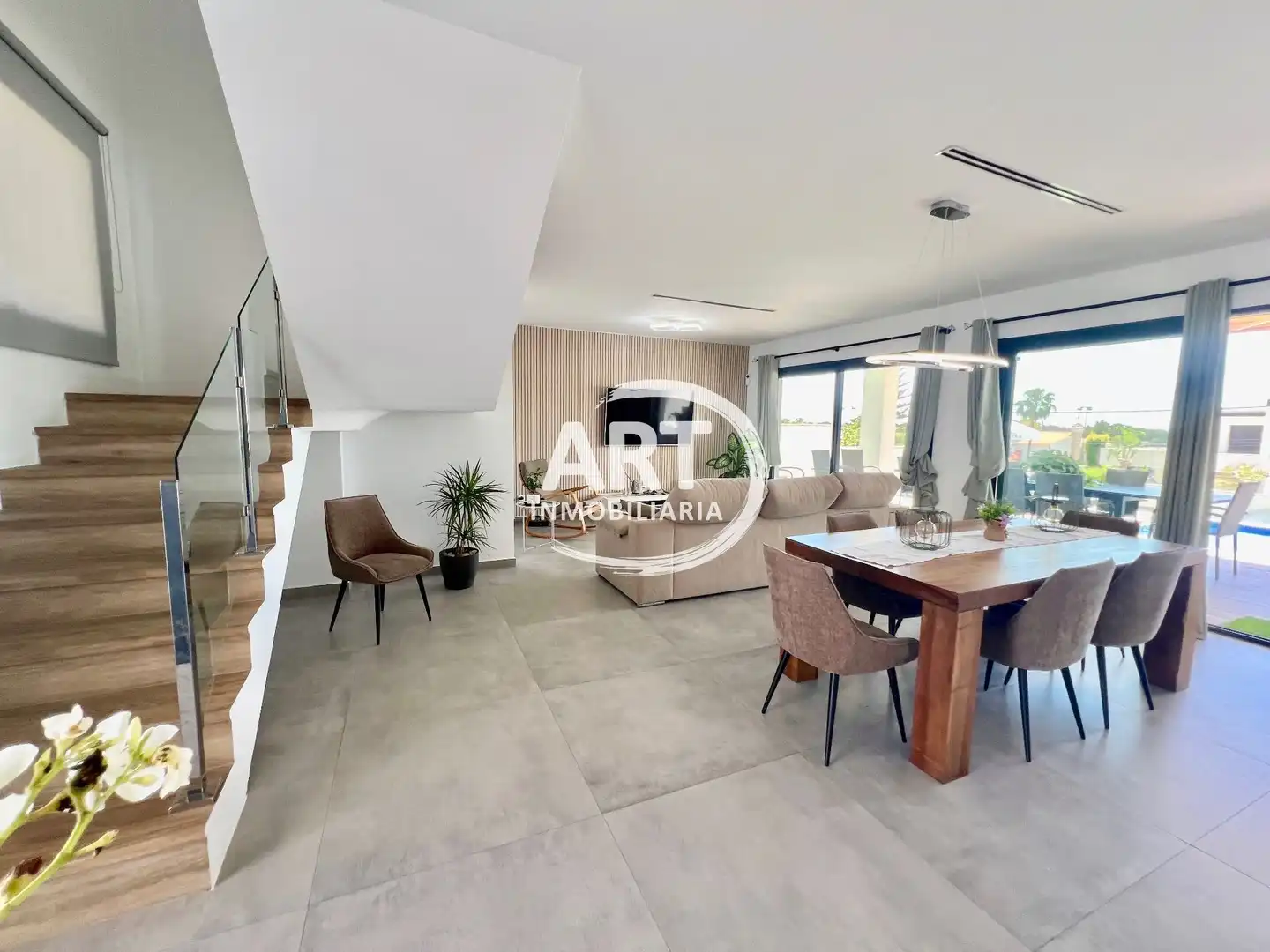 Living room of Houses for sale in San Antonio de Benagéber  with Air Conditioner, Heating and Private garden