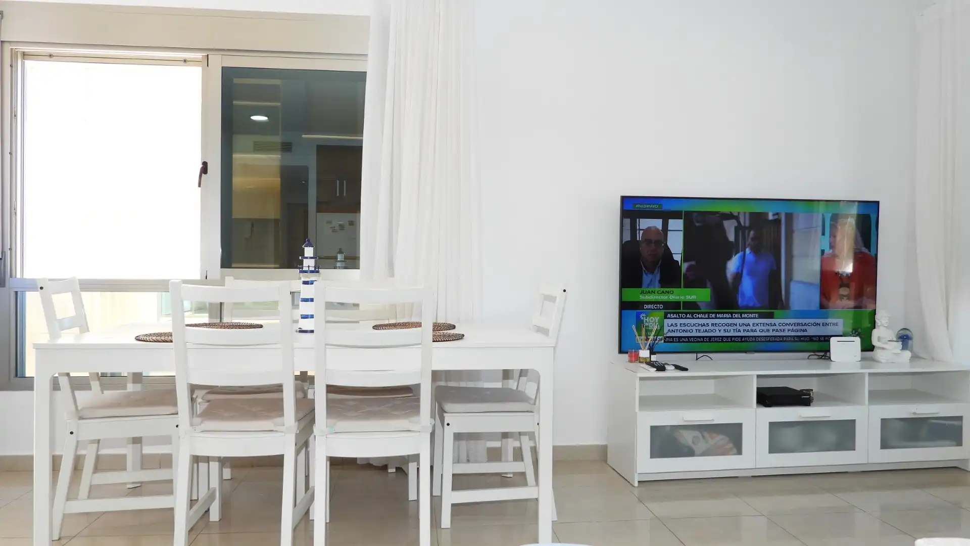 Menjador de Apartament en venda en La Manga del Mar Menor amb Aire condicionat, Calefacció i Terrassa