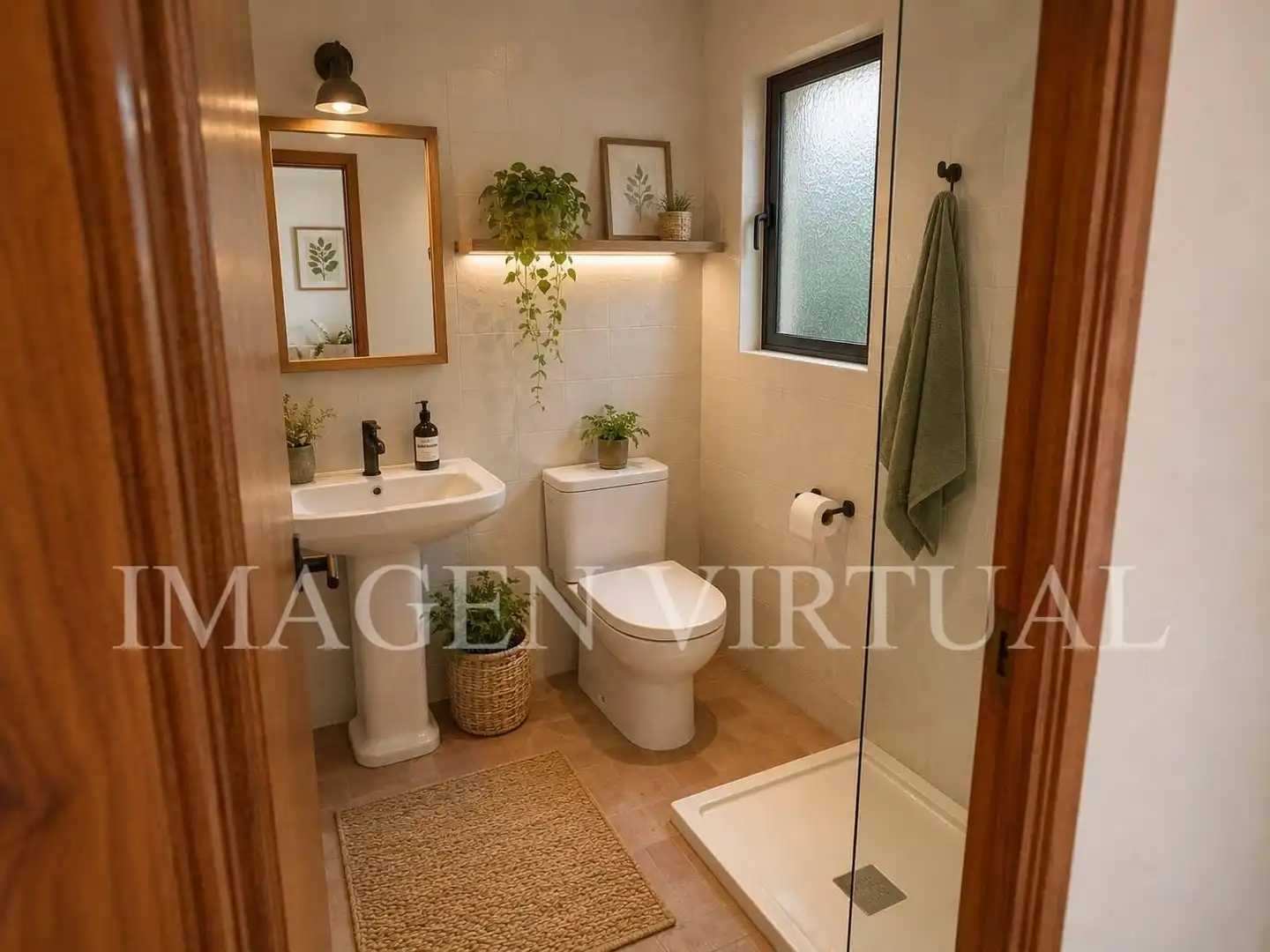 Badezimmer von Haus oder Chalet zum Verkauf in Llíria mit Privatgarten und Terrasse
