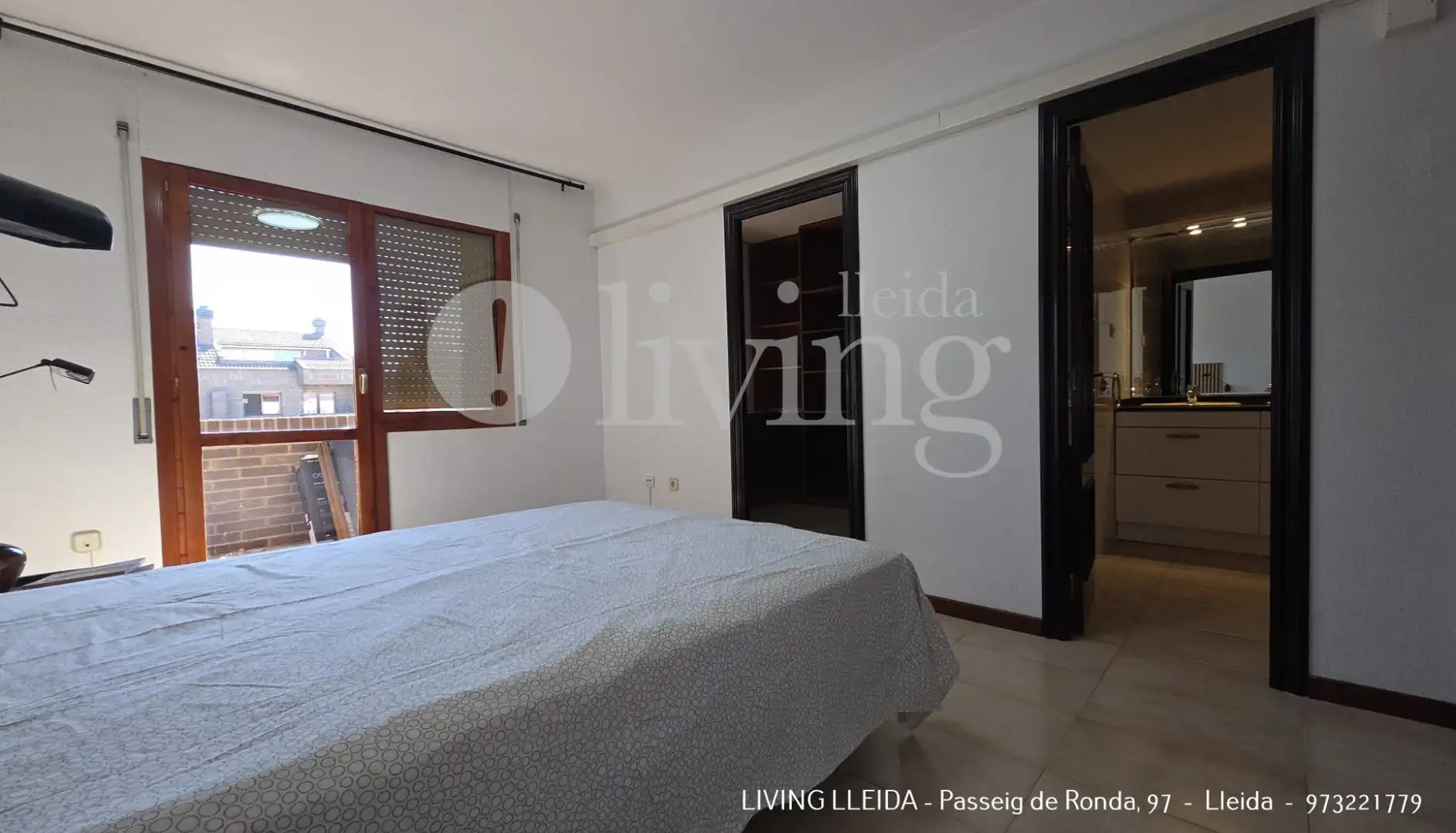Schlafzimmer von Einfamilien-Reihenhaus zur Miete in Lleida mit Klimaanlage, Heizung und Privatgarten