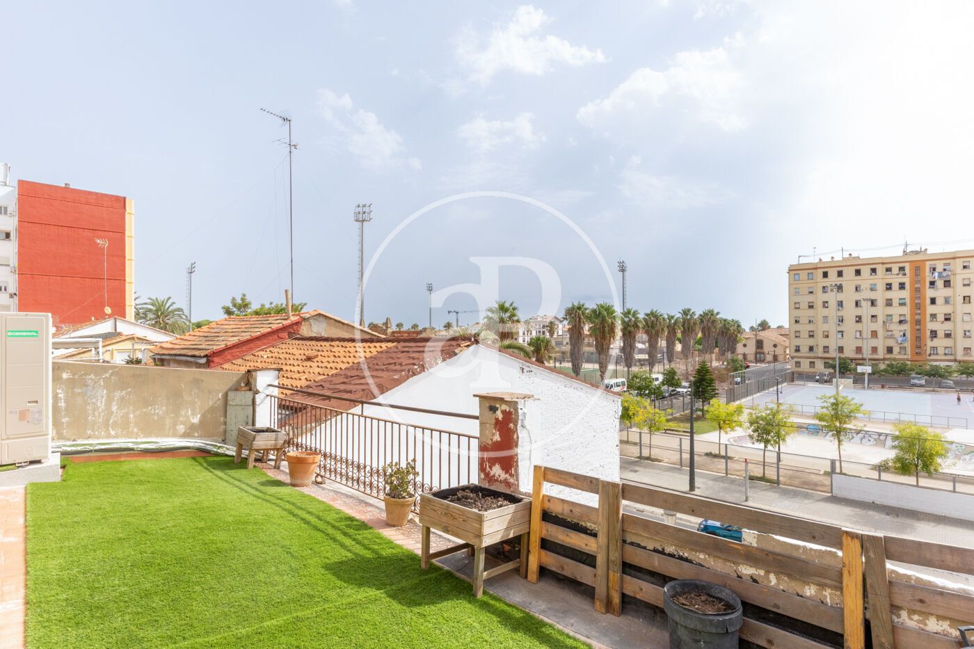 Terrace of Attic for sale in  Valencia Capital  with Heating, Terrace and Balcony