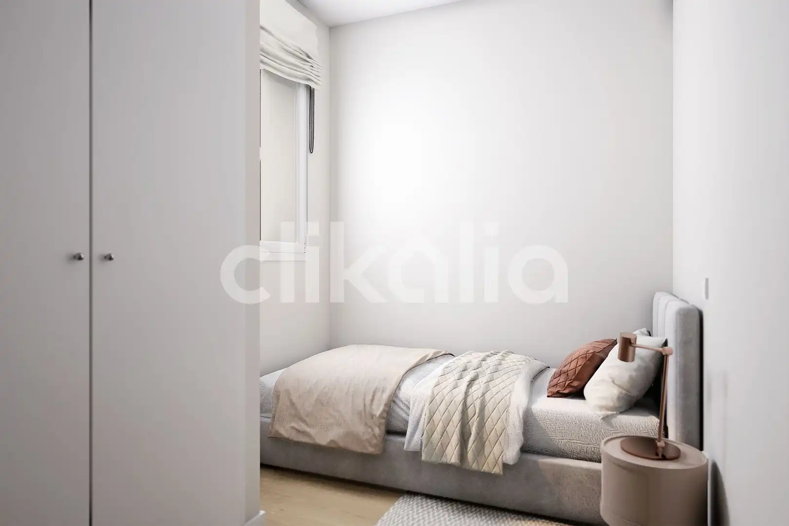 Bedroom of Flat for sale in Sevilla  with Air Conditioner and Terrace