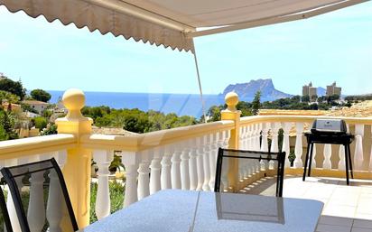 Terrassa de Casa o xalet en venda en Moraira amb Aire condicionat, Terrassa i Piscina