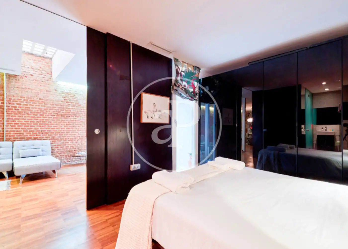 Bedroom of Flat for sale in Madrid  with Air Conditioner, Heating and Terrace