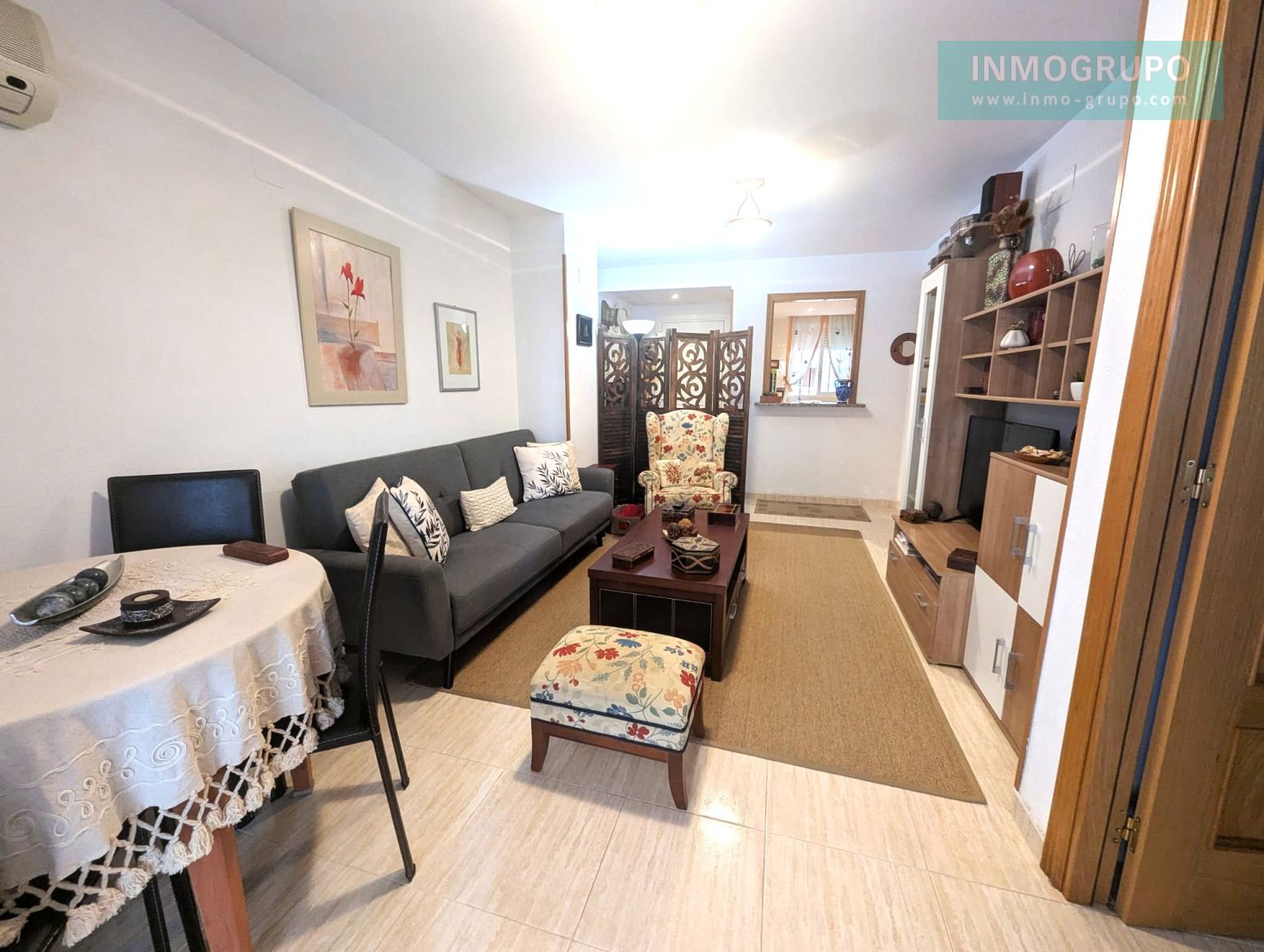 Sala d'estar de Pis en venda en Oropesa del Mar / Orpesa amb Aire condicionat, Jardí privat i Terrassa