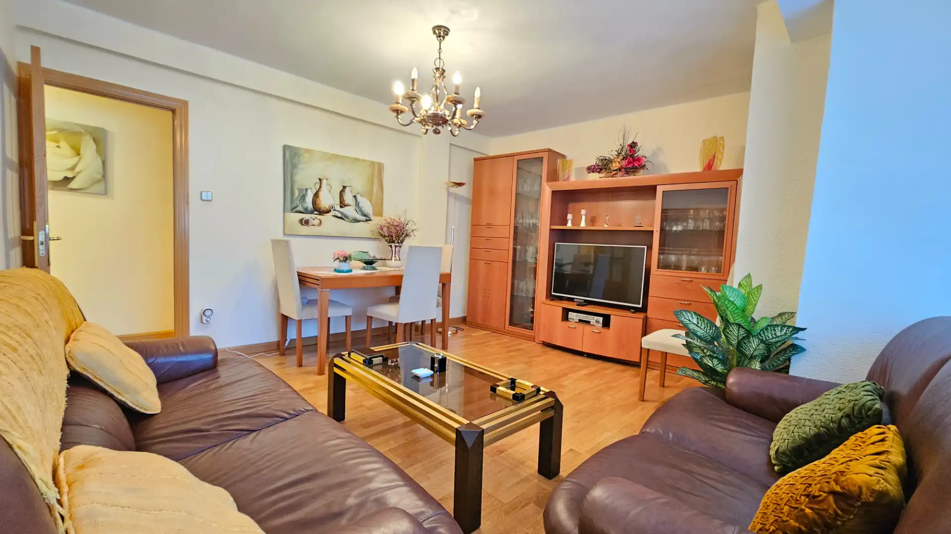 Sala de estar de Piso en venta en Zaragoza con Aire acondicionado, Calefacción y Terraza