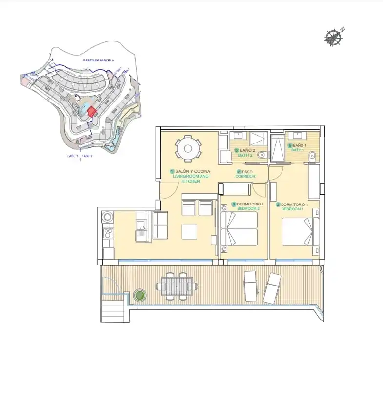 Mini appartamento con terrazza in vendita a Isla del Fraile, imagen 39