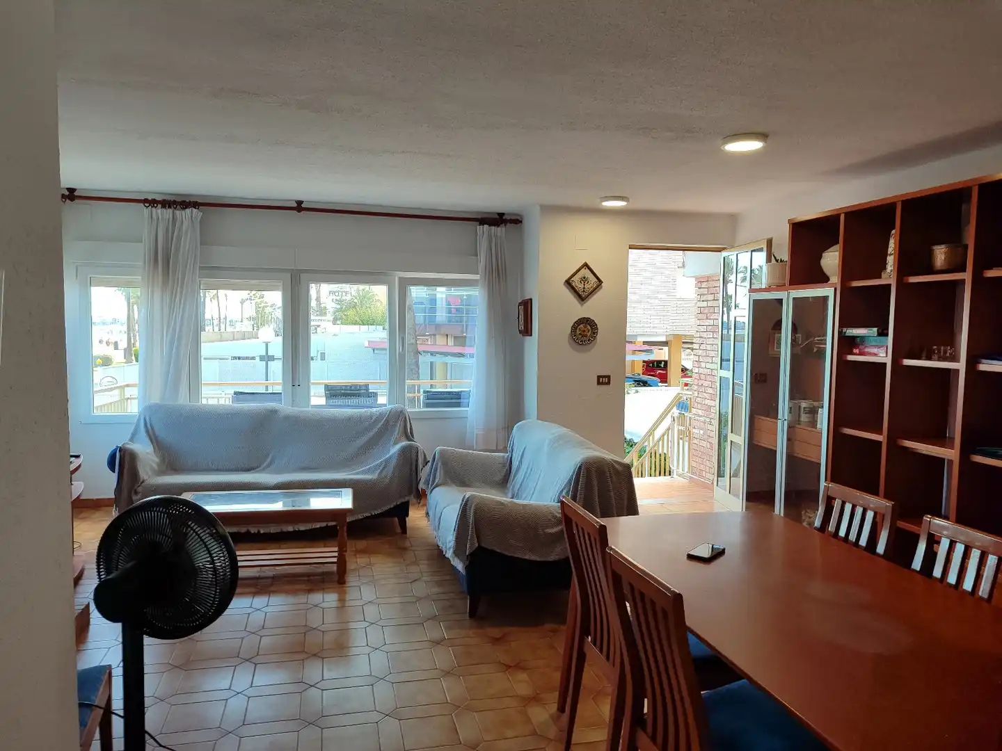 Wohnzimmer von Einfamilien-Reihenhaus zum Verkauf in Peñíscola / Peníscola mit Privatgarten, Terrasse und Abstellraum