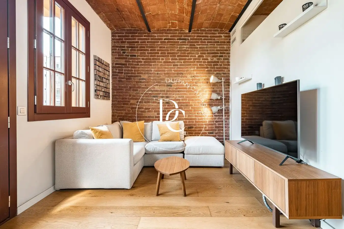 Sala de estar de Piso en venta en Barcelona con Aire acondicionado, Calefacción y Amueblado