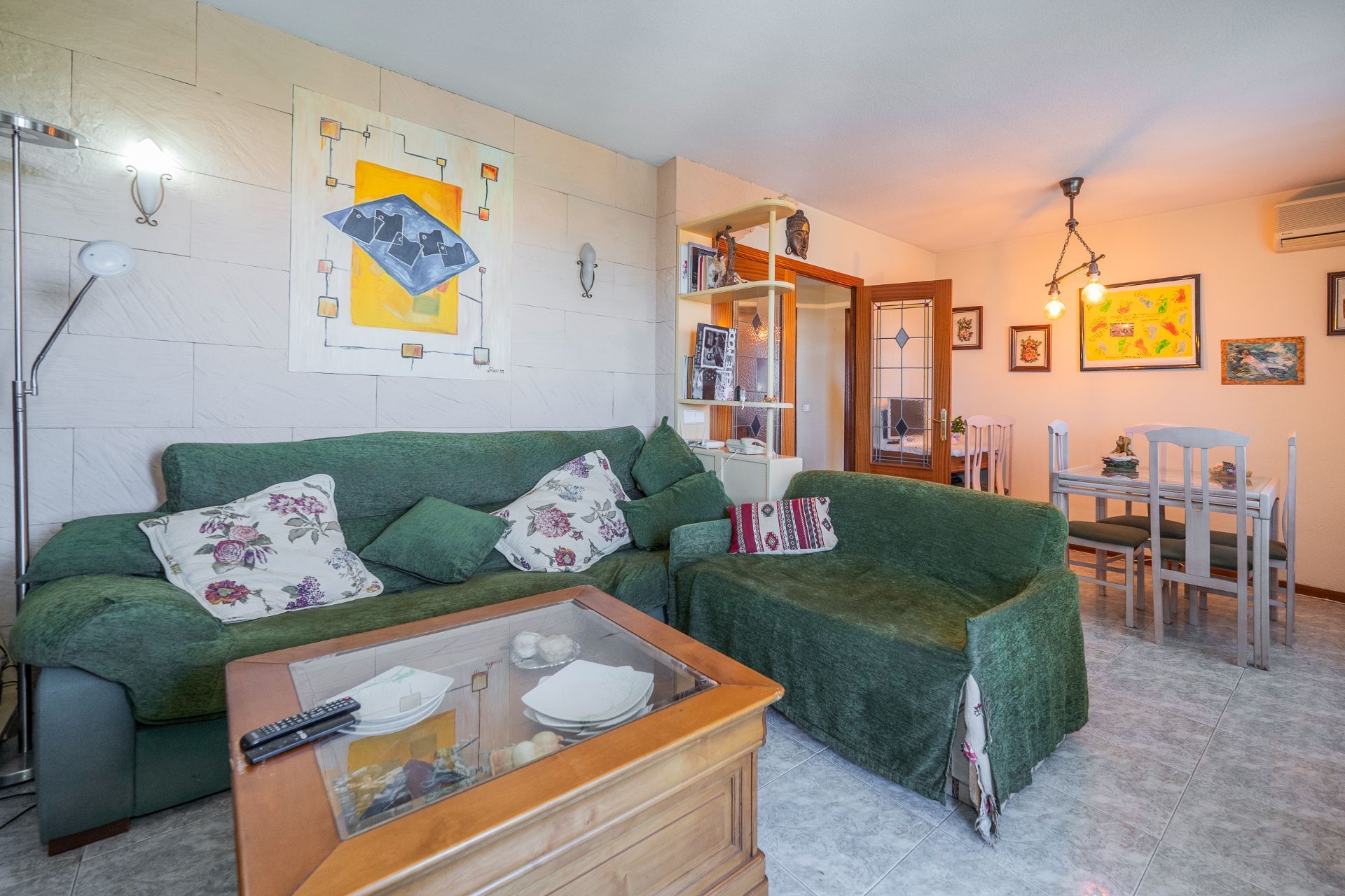 Living room of Flat for sale in  Madrid Capital  with Air Conditioner, Heating and Terrace