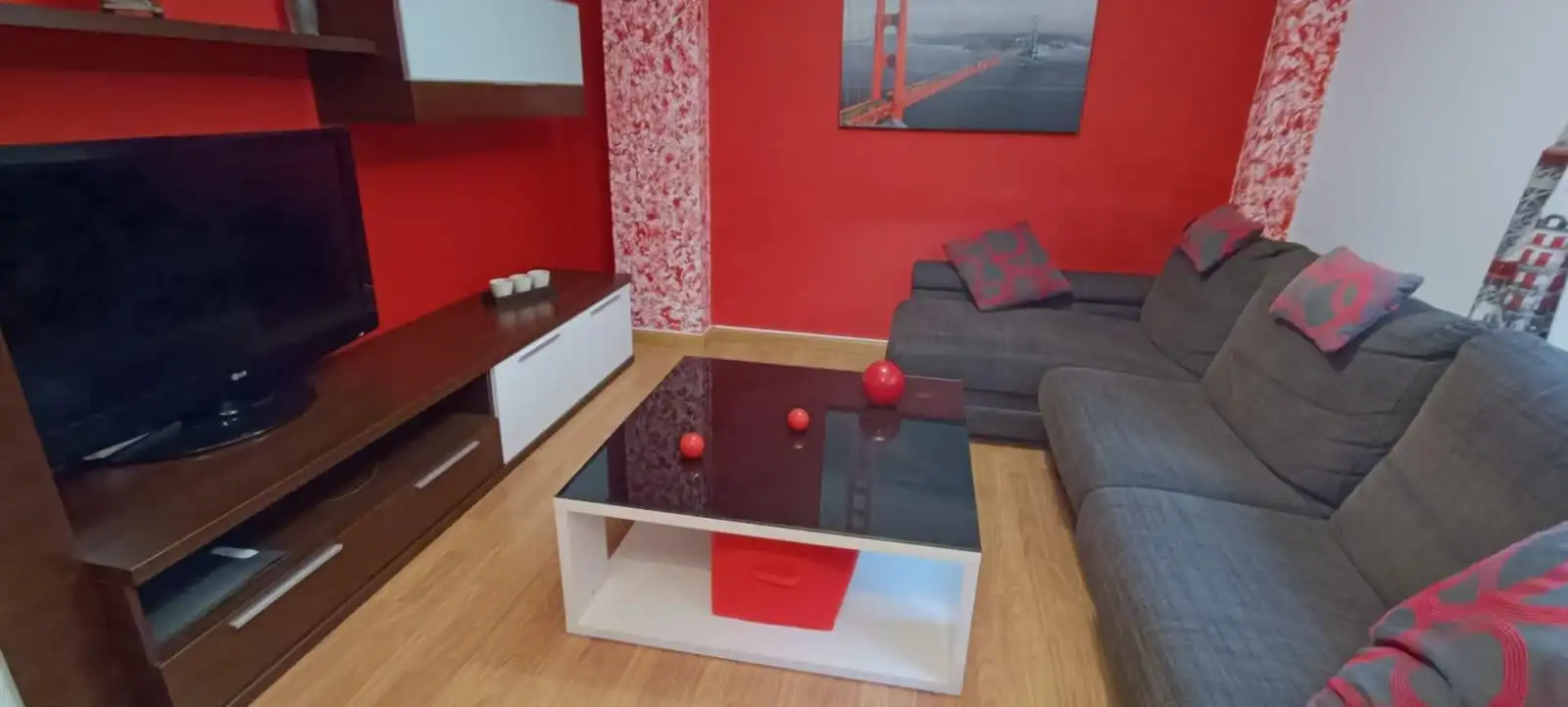Sala de estar de Casa adosada en venta en Monfarracinos con Calefacción, Jardín privado y Terraza