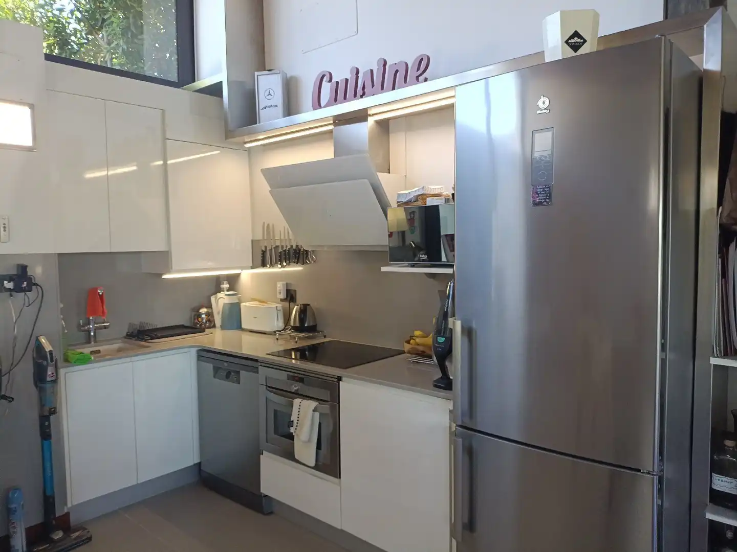 Cocina de Casa o chalet en venta en La Puebla de Castro con Aire acondicionado, Calefacción y Jardín privado