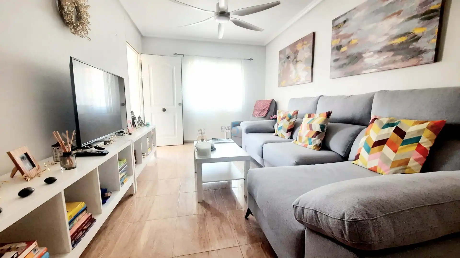Sala de estar de Casa adosada en venta en Pilar de la Horadada con Terraza
