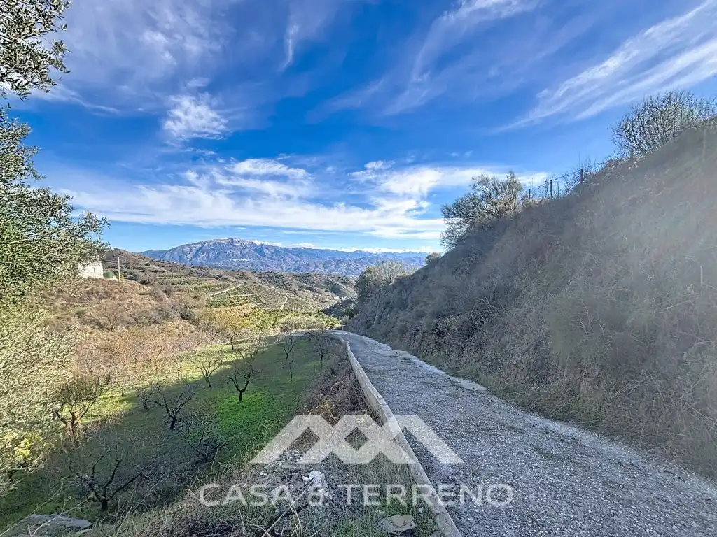 Vista exterior de Casa o chalet en venta en Macharaviaya con Aire acondicionado, Jardín privado y Terraza