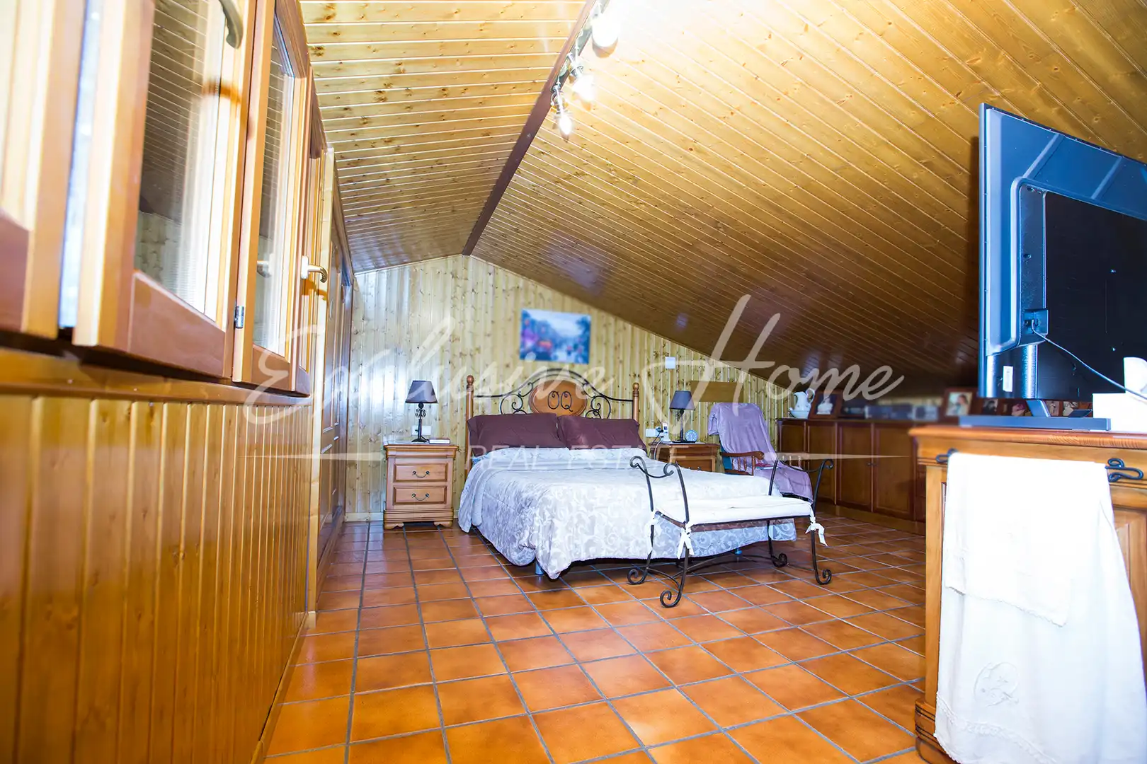 Schlafzimmer von Haus oder Chalet zum Verkauf in Peñíscola / Peníscola mit Klimaanlage, Heizung und Privatgarten