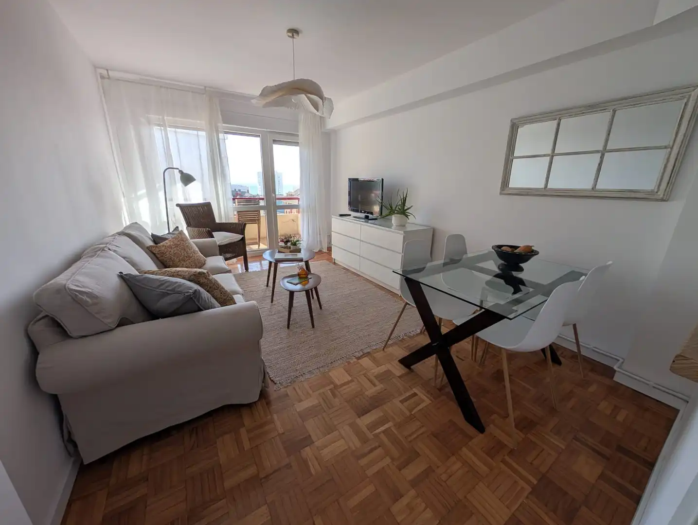 Sala de estar de Apartamento de alquiler en La Pereda