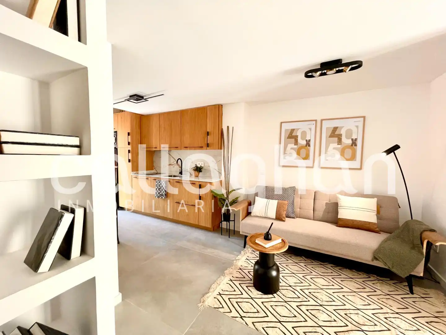 Wohnzimmer von Loft zur Miete in Valencia mit Klimaanlage, Heizung und Abstellraum