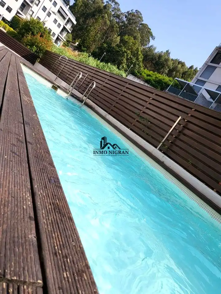 Piscina de Piso en venta en Baiona con Calefacción, Trastero y Amueblado