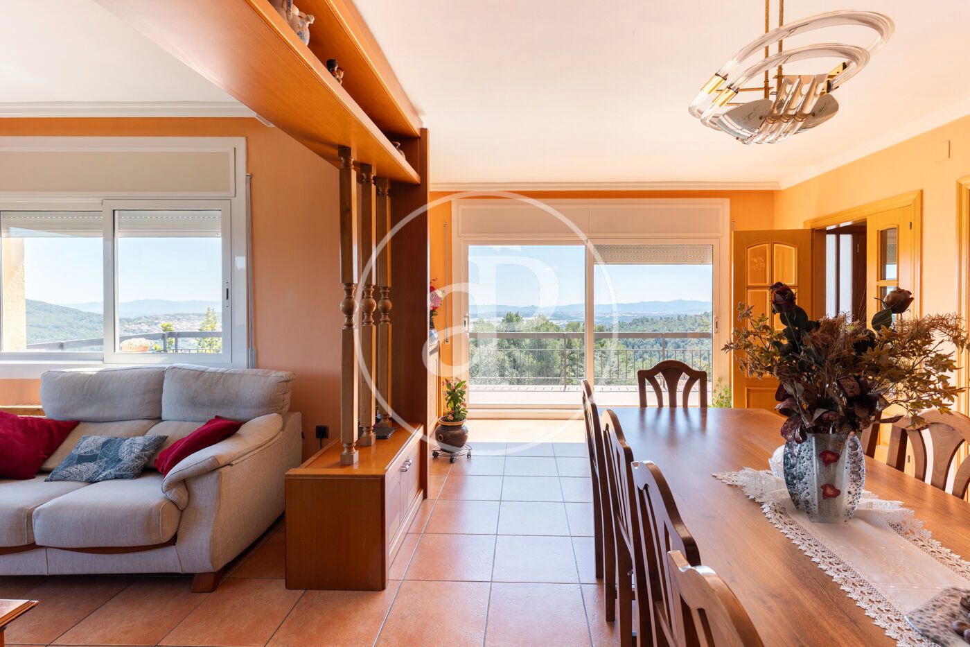 Comedor de Casa o chalet en venta en Castellar del Vallès con Calefacción, Jardín privado y Terraza