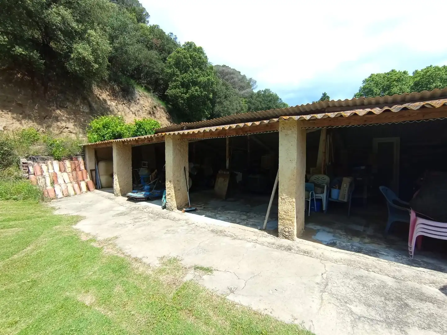 Finca rústica en venda en Sant Cebrià de Vallalta amb Jardí privat, Terrassa i Piscina comunitària