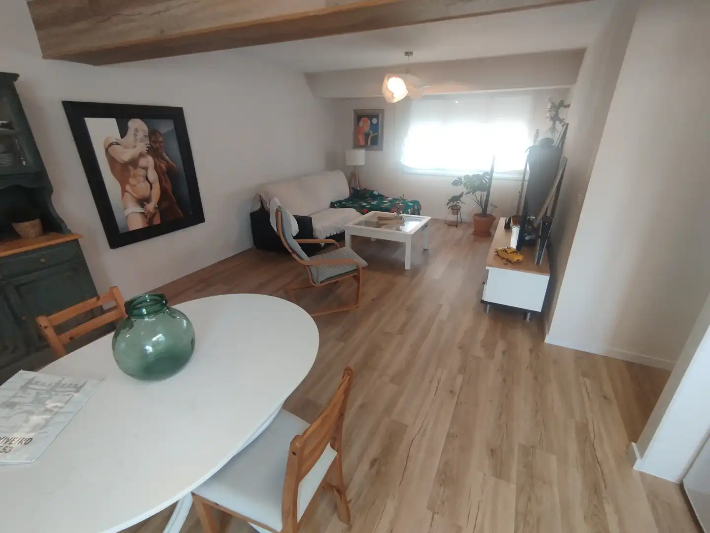 Living room of Flat for sale in Viveiro  with Furnished