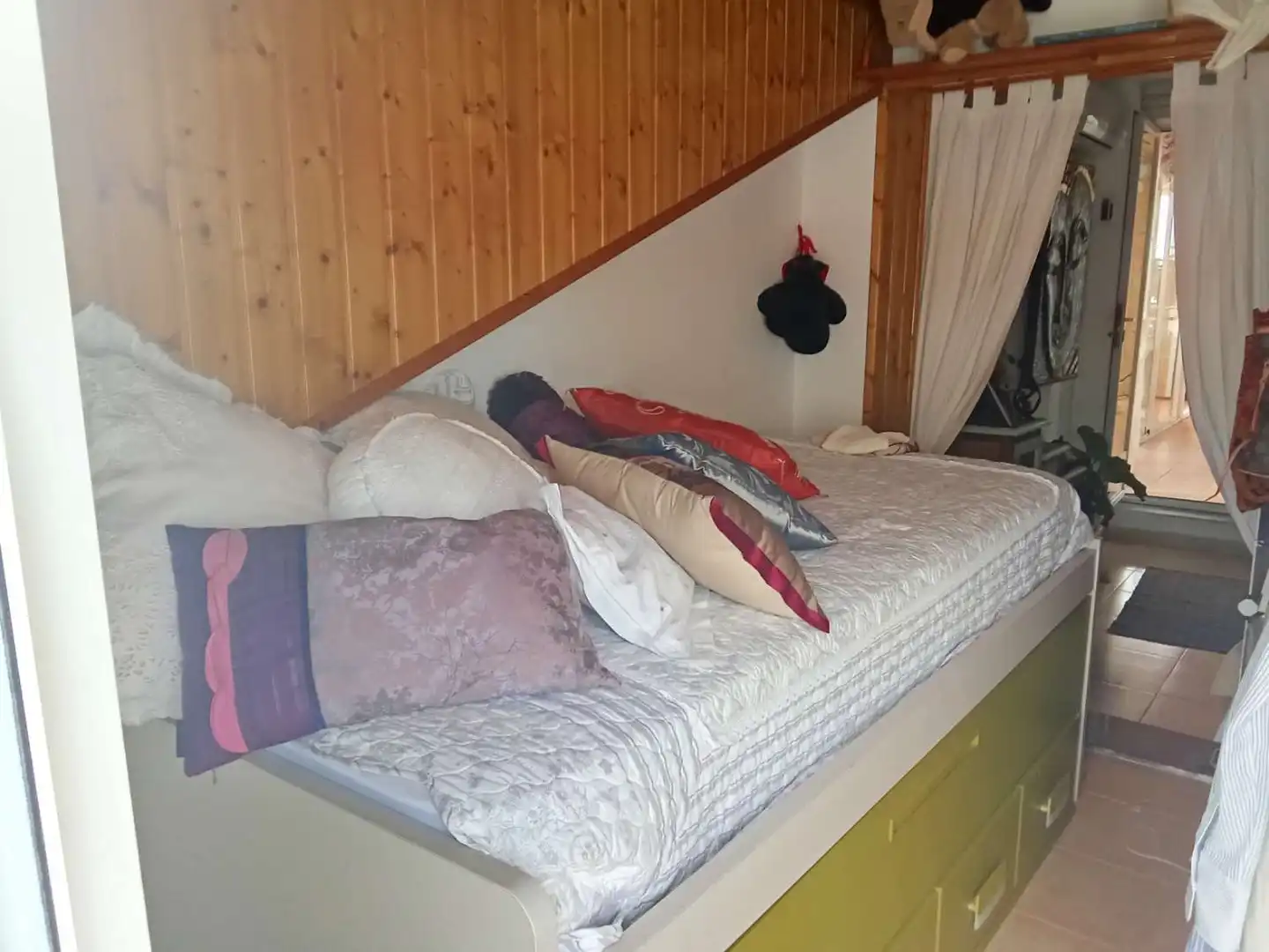 Schlafzimmer von Maisonette zum Verkauf in Oropesa del Mar / Orpesa mit Klimaanlage, Schwimmbad und Möbliert