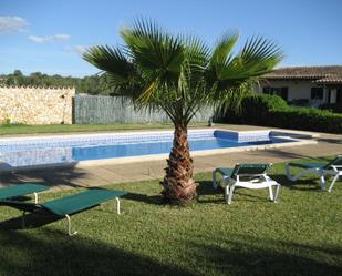 Swimming pool of House or chalet to rent in Muro  with Air Conditioner, Heating and Private garden