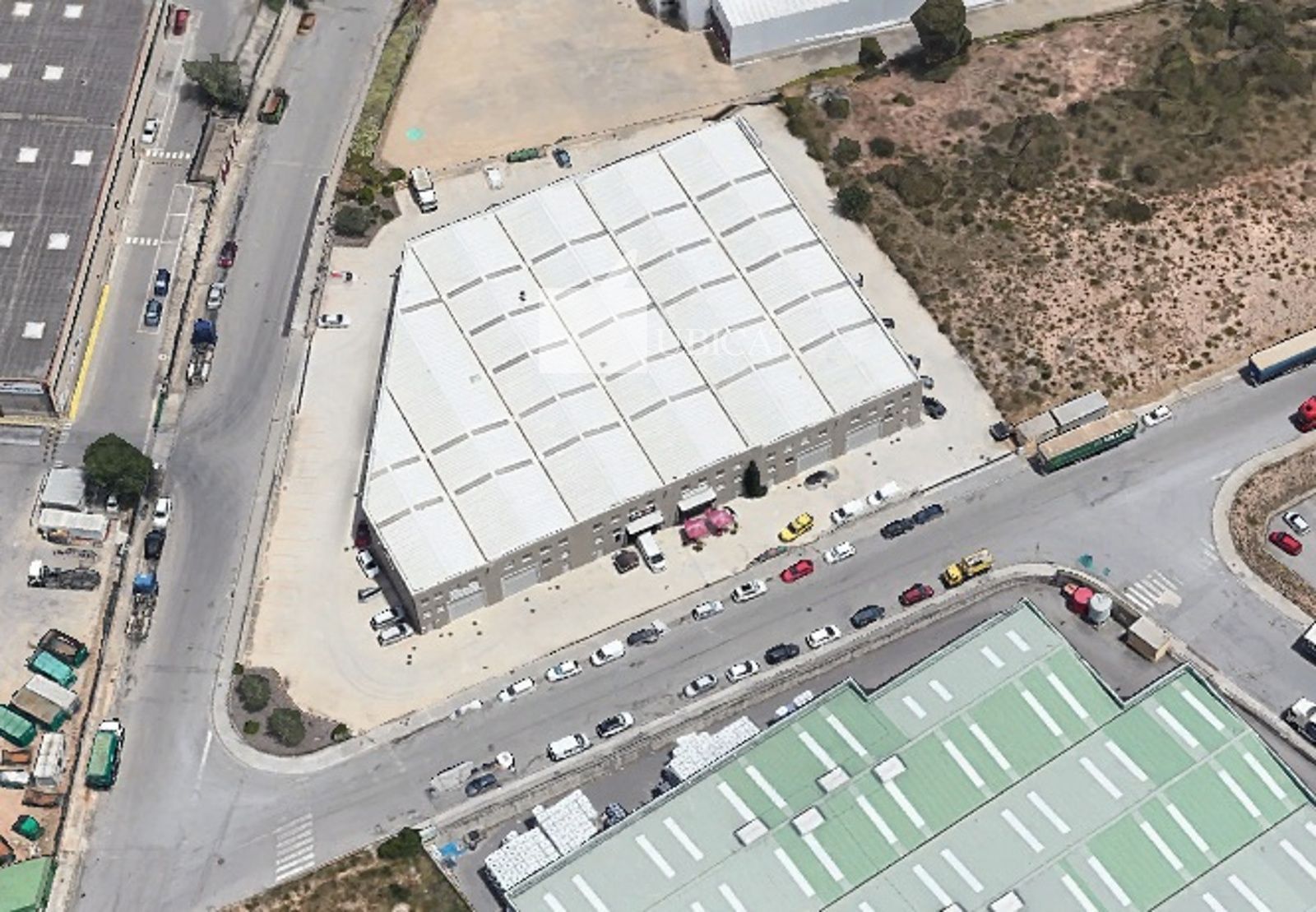 Vista exterior de Nau industrial de lloguer en Esparreguera