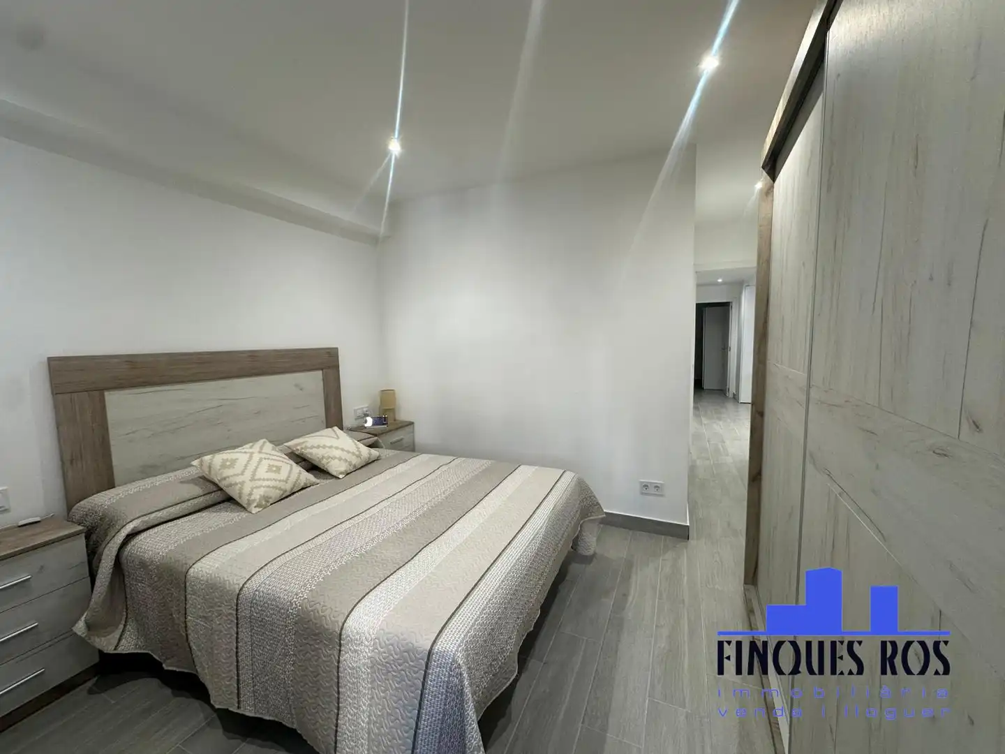 Schlafzimmer von Wohnung zur Miete in Vinaròs mit Klimaanlage, Heizung und Terrasse