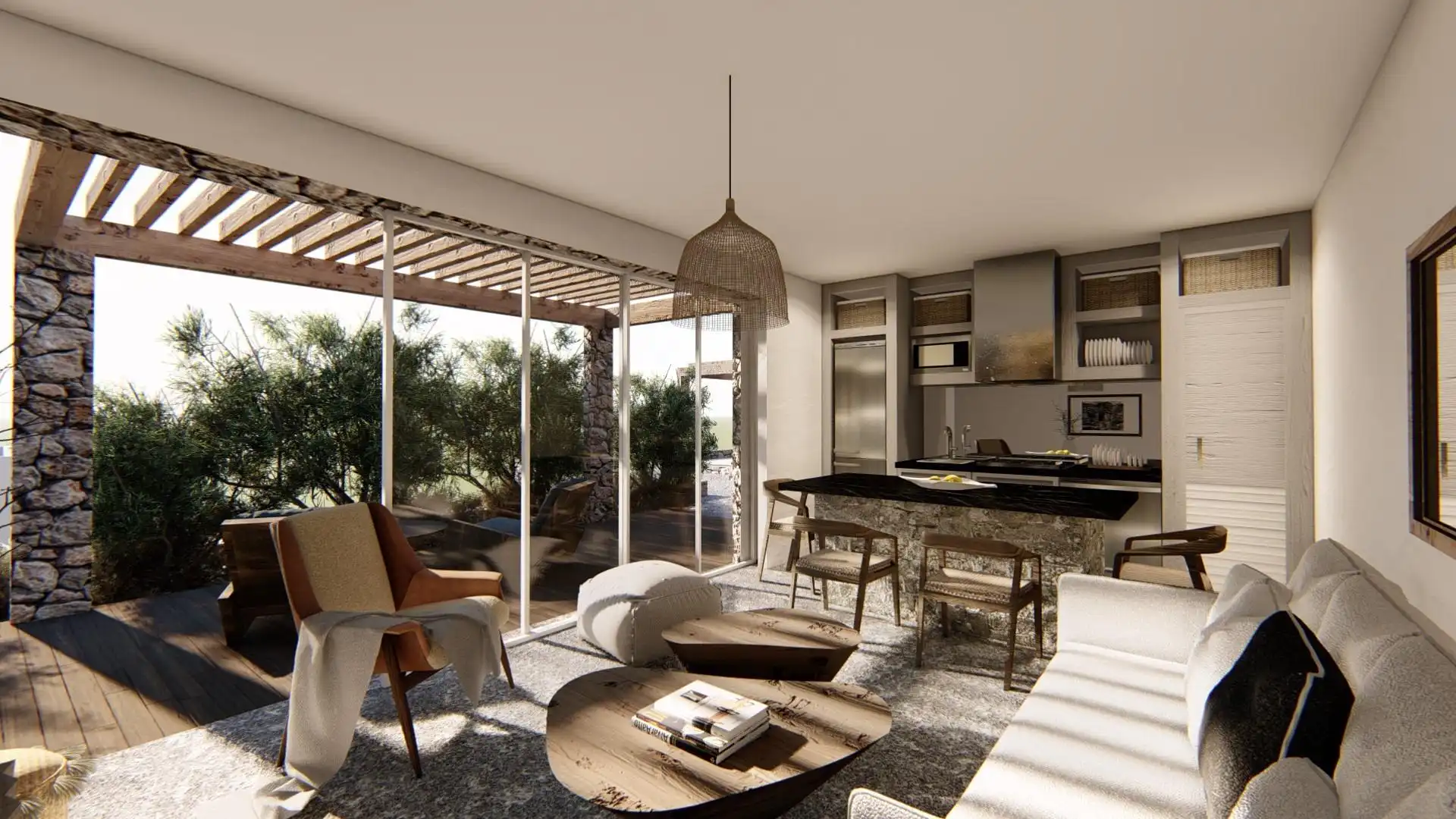 Living room of Attic for sale in Tarifa  with Air Conditioner, Private garden and Terrace
