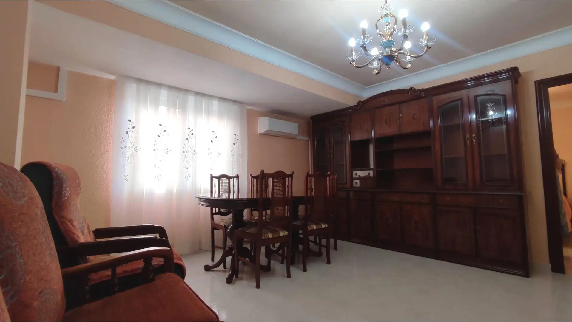 Comedor de Piso de alquiler en Zaragoza con Aire acondicionado, Calefacción y Terraza